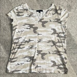 Sanctuary Gray Fitted Short Sleeve T-Shirt